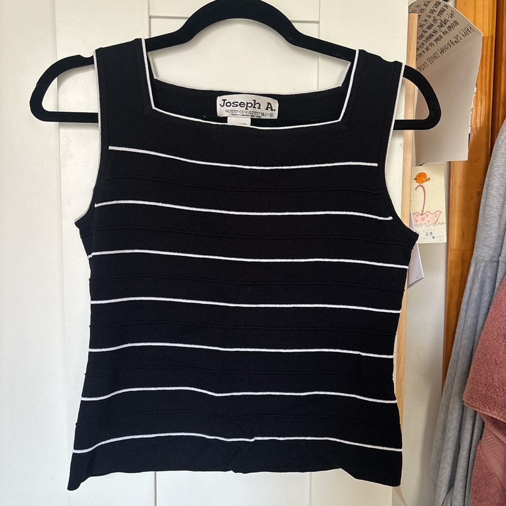 Vintage Joseph A. Square Neck Top